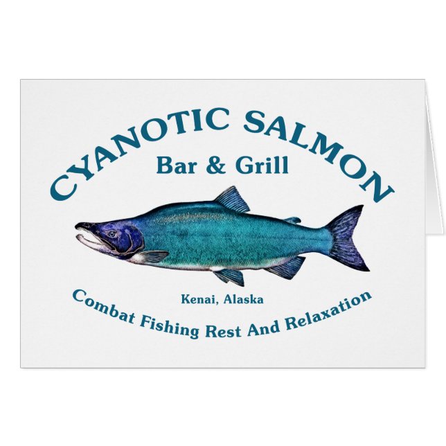 Cyanotic Salmon Bar en Grill (Voorkant Horizontaal)