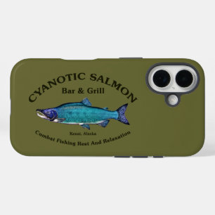 Cyanotic Salmon Bar en Grill iPhone 16 Hoesje