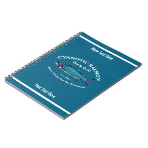 Cyanotic Salmon Bar en Grill Notitieboek