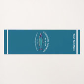 Cyanotic Salmon Bar en Grill Yogamat (Achterkant (horizontaal))