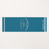 Cyanotic Salmon Bar en Grill Yogamat (Voorkant (horizontaal))