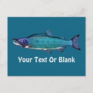 Cyanotic Salmon Briefkaart