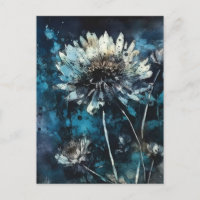 cyanotype alcoholinkt waterverf Florals