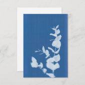 Cyanotype Hartelijk dank Bedankkaart (Voorkant / Achterkant)