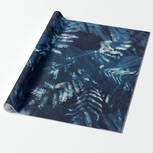 Cyanotype inpakpapier Mimosa/varn (Uitgerold)