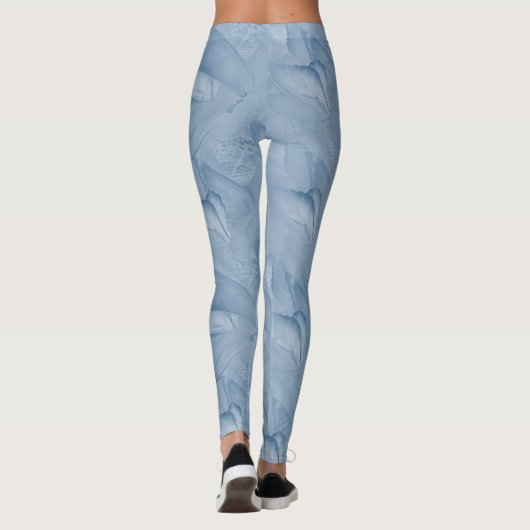 Cyanotype Moving Butterflies Leggings (Achterkant)