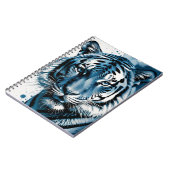 Cyanotype Tiger | Journal carnet (Côté gauche)