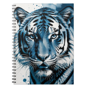 cyanotypische tijger Notitieboek Journal