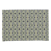 Cyanus Flower Repat w Navy Kussensloop (Voorkant-Rechts)