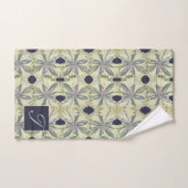 Cyanus Lattice avec bleu marine (Serviette à main)