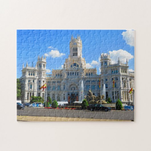 Cybele Palace, Madrid, Spanje Legpuzzel (Horizontaal)