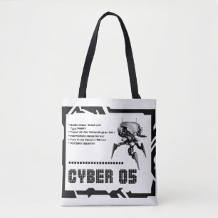 Cyber 05 Mech Robot Design Draagtas