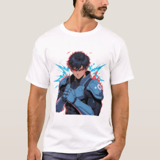 Cyber Anime Warrior T-shirt