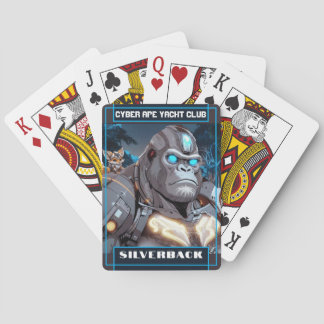 Cyber Ape Yacht Club - Silverback Playing Cards Pokerkaarten