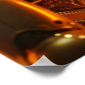 Cyber Apollo: Neon Lyre Deity Poster (Hoek)