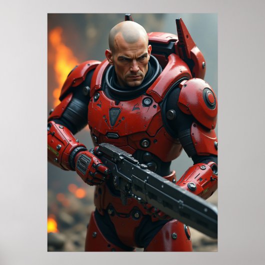 Cyber Ares: Crimson War Engine Poster (Voorkant)