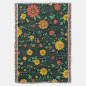 Cyber Bloom Deken (Voorkant Verticaal)