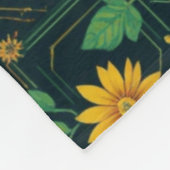 Cyber Bloom Fleece Deken (Hoek)