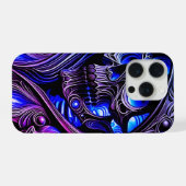 Cyber Blue Phantom Skull - Neon Glow Edition (Verso Horizontal)