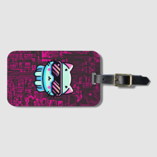 Cyber Cat Bagagelabel