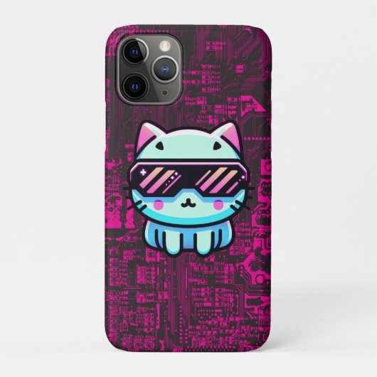 Cyber Cat Case-Mate iPhone Case (Achterkant)