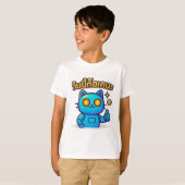Cyber-Cat Thumbs Up   Boys’- t-shirt (Devant entier)