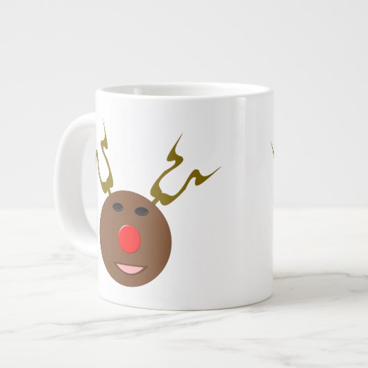 Cyber Christmas Reindeer Mug (Devant gauche)