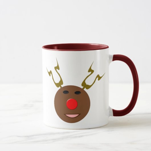 Cyber Christmas Reindeer Mug (Droite)