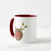 Cyber Christmas Reindeer Mug (Devant gauche)