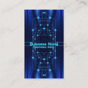 Cyber Circuits bleus Carte de visite 2