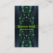Cyber Circuits verts Carte de visite 2 (Devant)