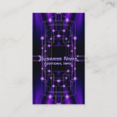 Cyber Circuits violets Carte de visite 2 (Devant)