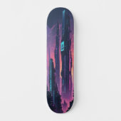 Cyber City Vibes Edition 1 Skateboard (Voorkant)