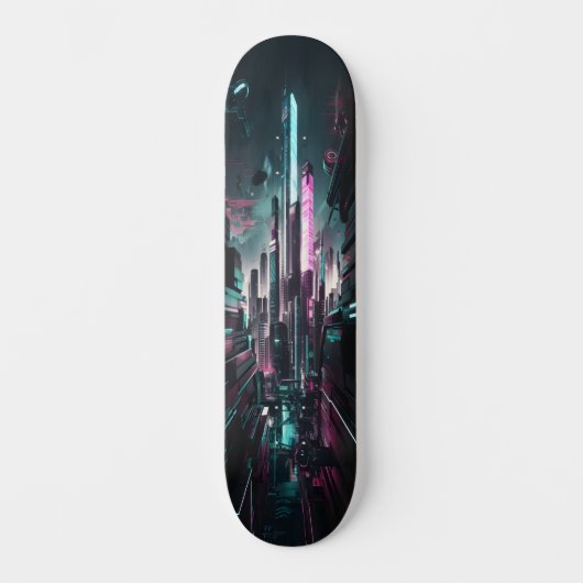 Cyber City Vibes Edition 2 Skateboard (Voorkant)