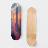 Cyber City Vibes Edition 3 Skateboard (Voorkant)
