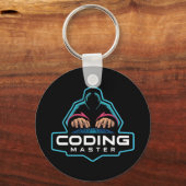 Cyber Coding Guru: Tech Cadeaus Sleutelhanger (Achterkant)