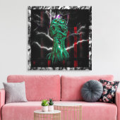 Cyber-cri Goth toile industrielle Imprimer (Insitu(Salon))