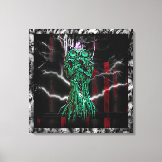 Cyber-cri Goth toile industrielle Imprimer (Recto)