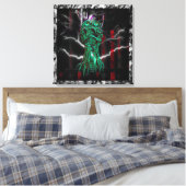 Cyber-cri Goth toile industrielle Imprimer (Insitu(Chambre))