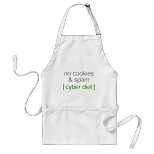Cyber Diet - Geen koekjes & spam Standaard Schort