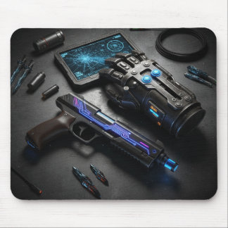 cyber-esthetic command mousepad muismat