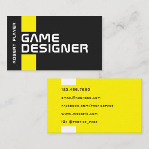 Cyber futuriste carte de visite minimal