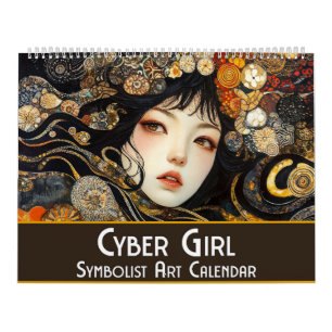 Cyber Girl: symbolistische kunstkalender Kalender