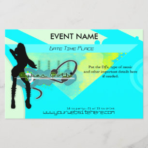 Cyber Gothic Party Flyer