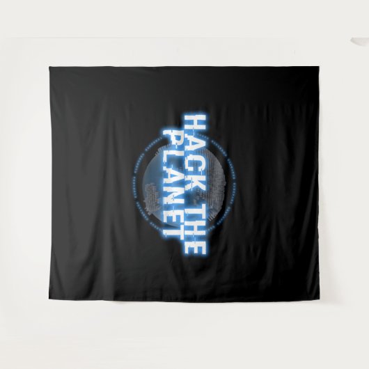 CYBER HACK HET PLANET WANDKLEED (Voorkant (horizontaal))