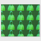 Cyber Hacker - Digitale & Computer Crime Fighter Cadeaupapier (Vlak)