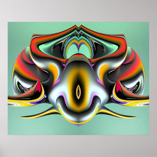 Cyber-Hotdish - Ken Gage Fine Art Poster (Voorkant)