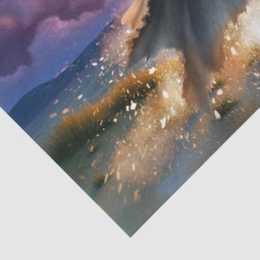 Cyber Lion of the Wastelands Tissuepapier (Detail)