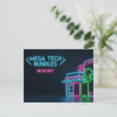 Cyber Maandag Briefkaart (Staand voorkant)