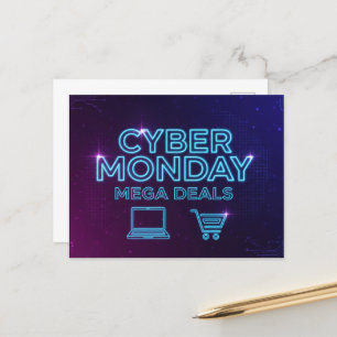 Cyber Maandag Briefkaart